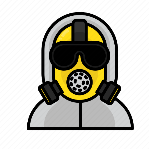 Danger, gas mask, mask, nuclear, pollution, radiation, radioactivity icon - Download on Iconfinder