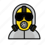 danger, gas mask, mask, nuclear, pollution, radiation, radioactivity 