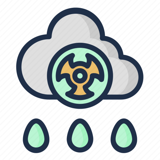 Acid, rain, nuclear, science, acid rain, power, nuclear plant icon - Download on Iconfinder