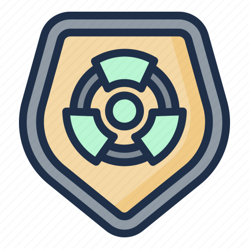 Shield, nuclear, science, acid rain, power, nuclear plant icon - Download on Iconfinder