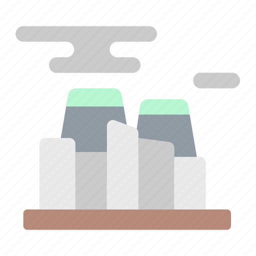 Nuclear, science, acid rain, power, nuclear plant icon - Download on Iconfinder