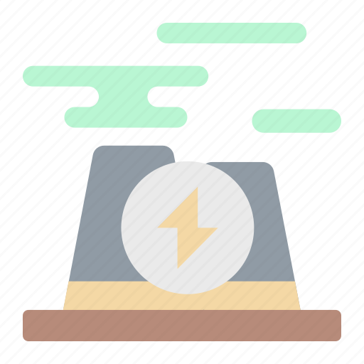 Nuclear, power, science, acid rain, nuclear plant icon - Download on Iconfinder