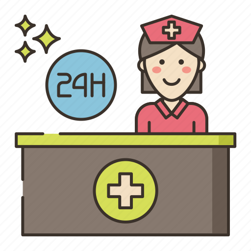 24h, care, nursing icon - Download on Iconfinder