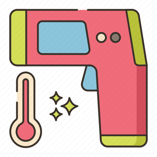 Body, infrared, temperature, thermometer icon - Download on Iconfinder