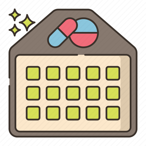 Calendar, medicine, schedule icon - Download on Iconfinder