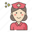 female, nurse, woman 