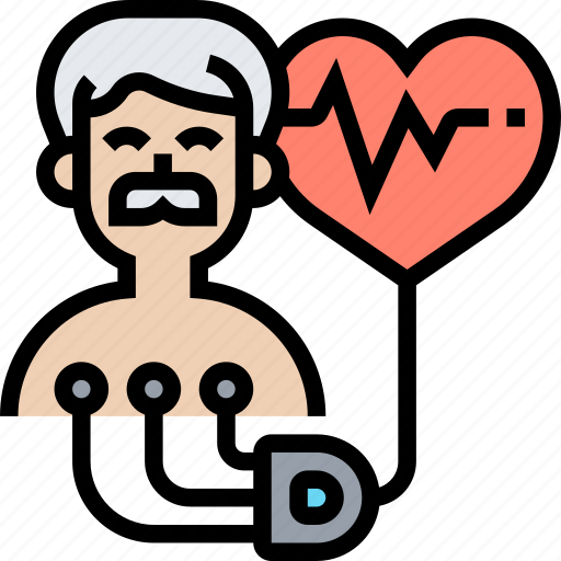 Cardiogram, heartbeat, monitor, diagnosis, checkup icon - Download on Iconfinder