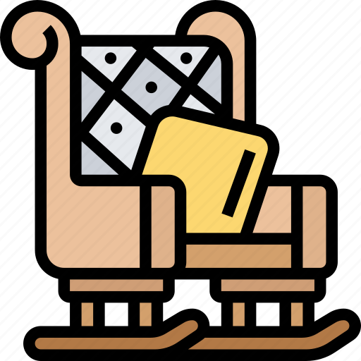 Chair, rocking, sit, relax, furniture icon - Download on Iconfinder