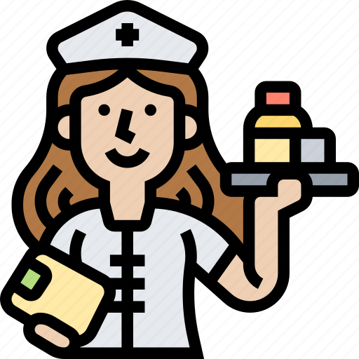 Nurse, hospital, medical, healthcare, assistant icon - Download on Iconfinder