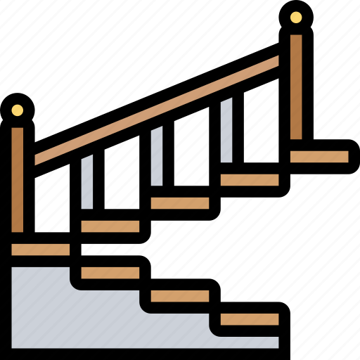 Stair, steps, building, level, floor icon - Download on Iconfinder