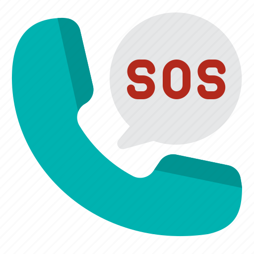Emergency, call, phone, sos, alert, help, telephone icon - Download on Iconfinder