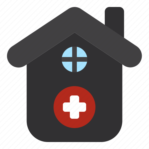 Nursing, home, medical, healthcare, wellness, house icon - Download on Iconfinder