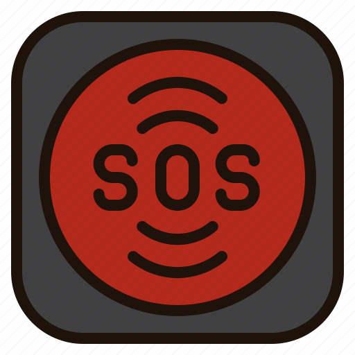 Emergency, button, sos, alert, help, security icon - Download on Iconfinder