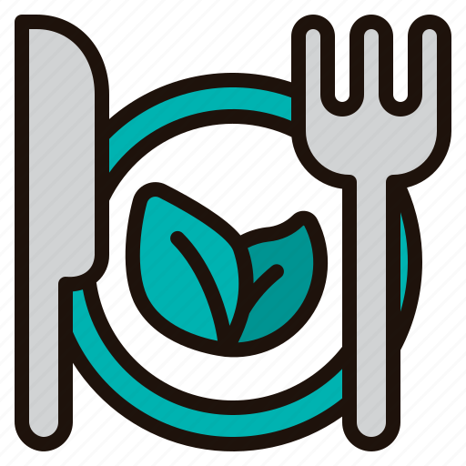 Healthy, food, plate, dish, spoon, fork icon - Download on Iconfinder