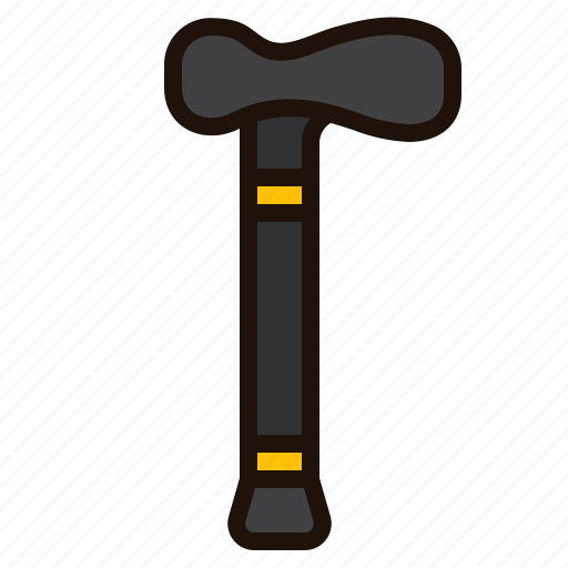 Walking, stick, cane, old, helping, walk, assistance icon - Download on Iconfinder