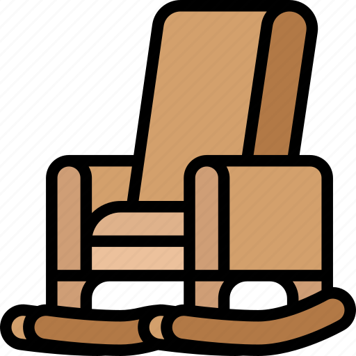 Chair, rocking, seat, furniture, comfortable icon - Download on Iconfinder
