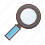 search, glass, find, magnifier, tools 