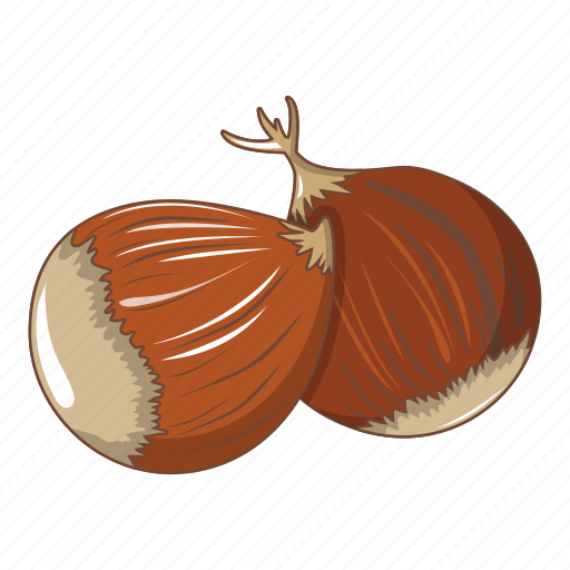 Autumn, cartoon, chestnut, food, nature, nut, vik49 icon - Download on Iconfinder