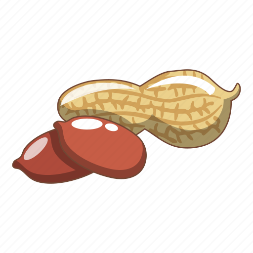 Cartoon, food, groundnut, natural, peanut, peanuts, shell icon - Download on Iconfinder
