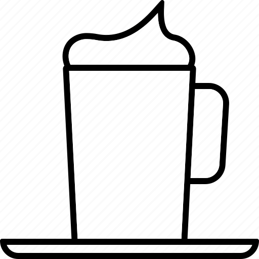 Barista, beverage, coffee, cream, drink, mug icon - Download on Iconfinder