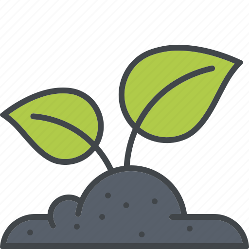 Garden, gardening, growth, plant, soil, sprout icon - Download on Iconfinder