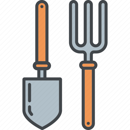 Equipment, garden, gardening, hand tools, rake, shovel, tools icon - Download on Iconfinder