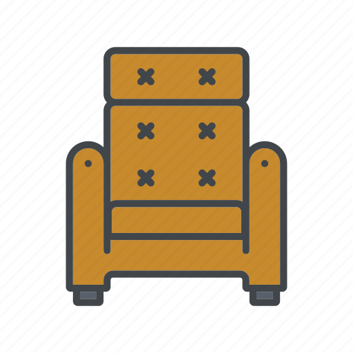 Armchair, decoration, furniture, home, interior, upholstery icon - Download on Iconfinder