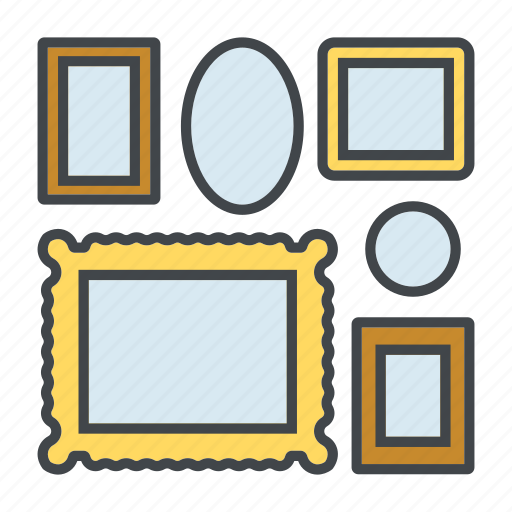 Decoration, frames, gallery, home, interior, picture, picture frames icon - Download on Iconfinder