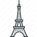 building, eiffel tower, france, landmark, monument, paris, tourism