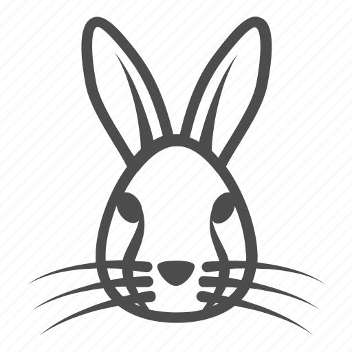 Rabbit, bunny, animal, easter, head, ears icon - Download on Iconfinder