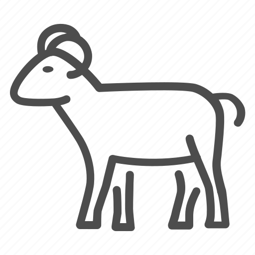 Ram, sheep, animal, farm, wool, mammal, lamb icon - Download on Iconfinder