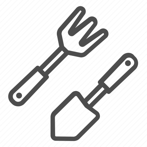 Tool, gardening, garden, shovel, fork icon - Download on Iconfinder