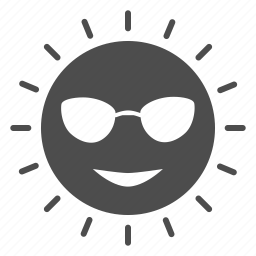 Sun, glasses, summer, happy, camomile, smile, face icon - Download on Iconfinder