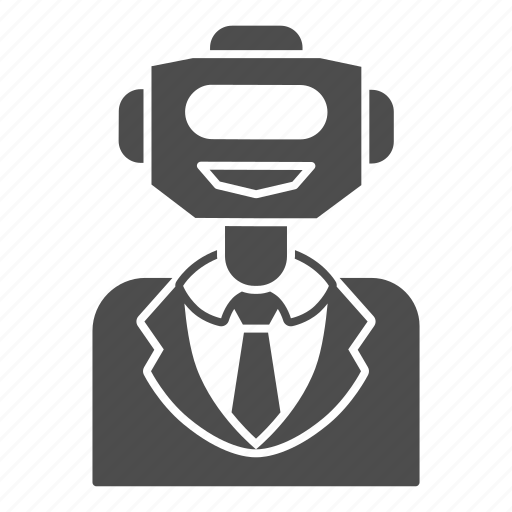 Machine, robot, suit, cyborg, avatar, businessman, trader icon - Download on Iconfinder