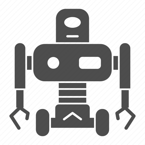 Machine, robotic, robot, cyborg, wheel, hand icon - Download on Iconfinder