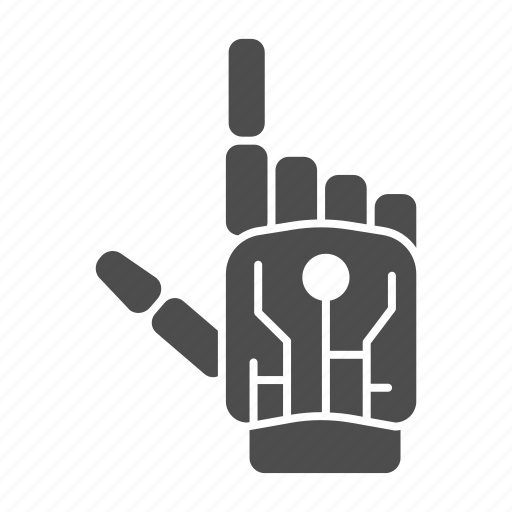 Robot, robotic, machine, arm, hand, finger, electronic icon - Download on Iconfinder