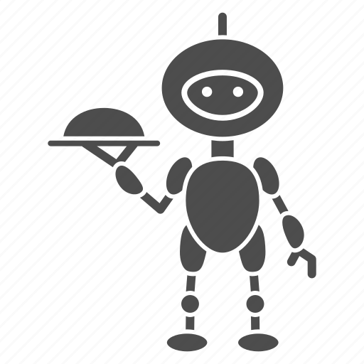 Robot, robotic, technology, machine, dish, servant, cyborg icon - Download on Iconfinder