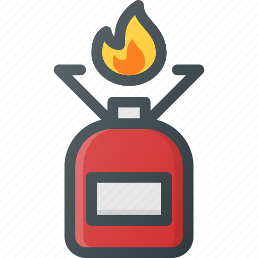 Camp, camping, cooker, fire, gas, tank icon - Download on Iconfinder