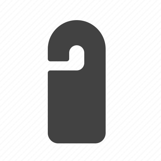 Disturb, door, handle, hanger, hangers, hotel, sign icon - Download on Iconfinder