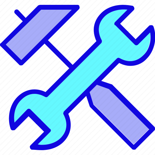 Hammer, repair, service, sign, support, tools, wrench icon - Download on Iconfinder