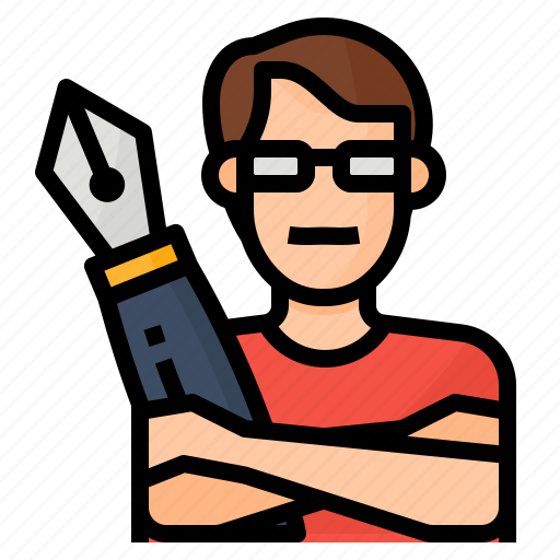 Author, avatar, occupation, writing icon - Download on Iconfinder