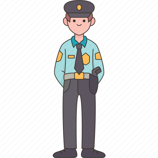 Officer, policeman, cop, enforcement, security icon - Download on Iconfinder