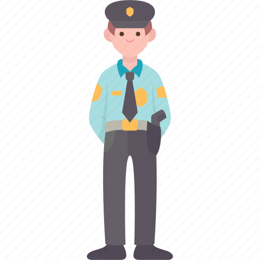 Officer, policeman, cop, enforcement, security icon - Download on Iconfinder