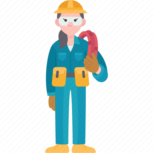 Electrician, technician, electric, worker, maintenance icon - Download on Iconfinder