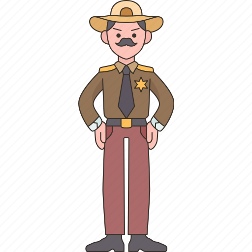 Deputy, sheriff, sergeant, officer, security icon - Download on Iconfinder