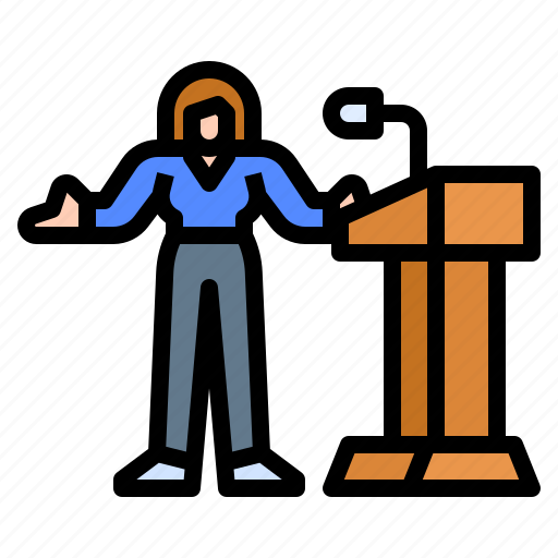 Candidate, debate, politic, politician, profession icon - Download on Iconfinder