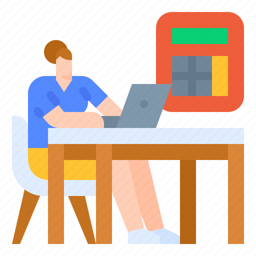 Accountant, calculator, finance, financial, woman icon - Download on Iconfinder