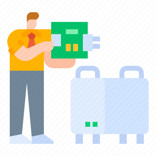 Computer, engineer, hardware, mainboard, technician icon - Download on Iconfinder