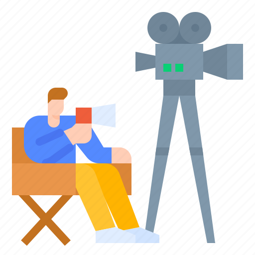 Camera, cinema, director, film, production icon - Download on Iconfinder