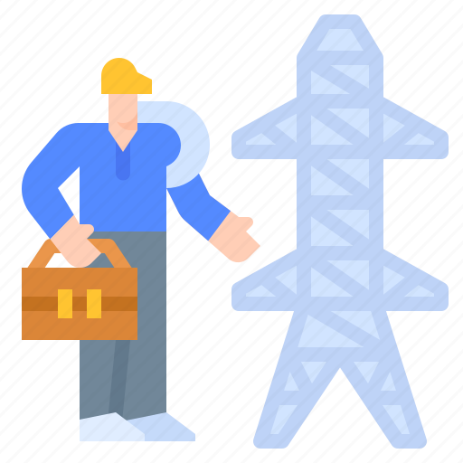 Electrical, electrician, inspector, maintenance, technician icon - Download on Iconfinder